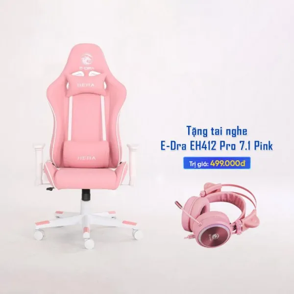 Ghế game E-Dra HERA EGC224 Pink