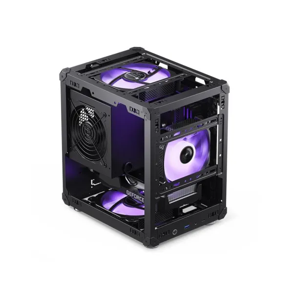 VỎ CASE JONSBO C6 BLACK ( MINI TOWER/MÀU ĐEN)