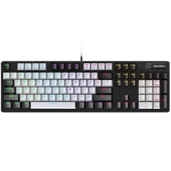 Bàn phím quang cơ Gaming DAREU EK1280X Kháng nước, Optical switch, MULTI LED