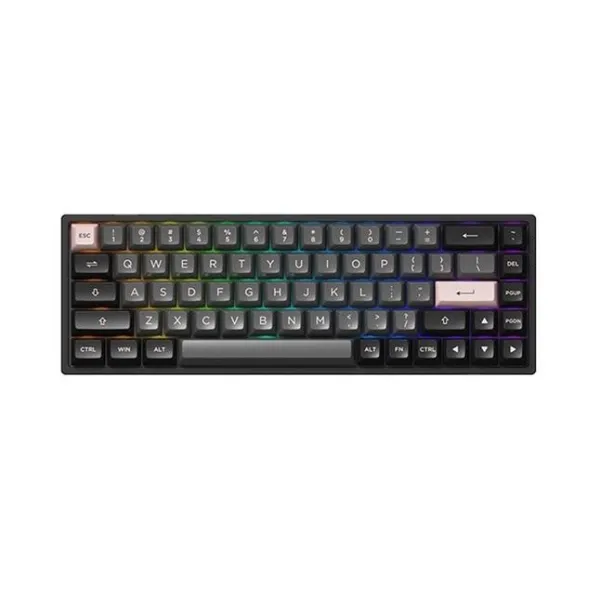 Bàn phím cơ AKKO 3068B Multi-modes Black Pink Akko CS Jelly Pink switch