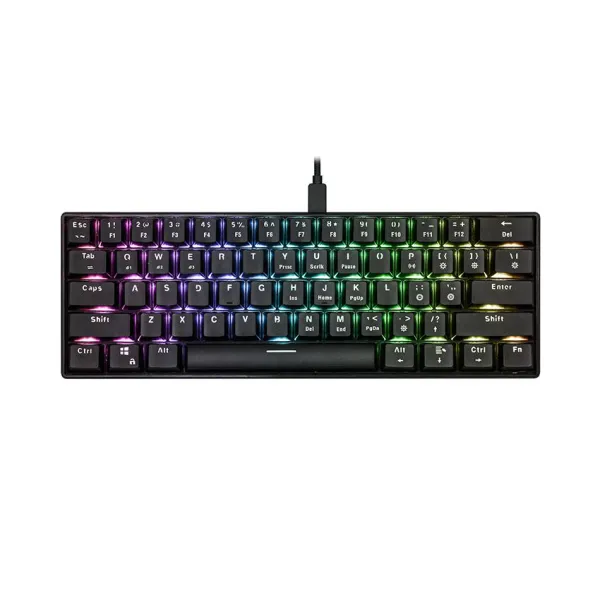 Bàn phím cơ không dây Edra EK361W V2 RGB Brown sw (USBC/Bluetooth)