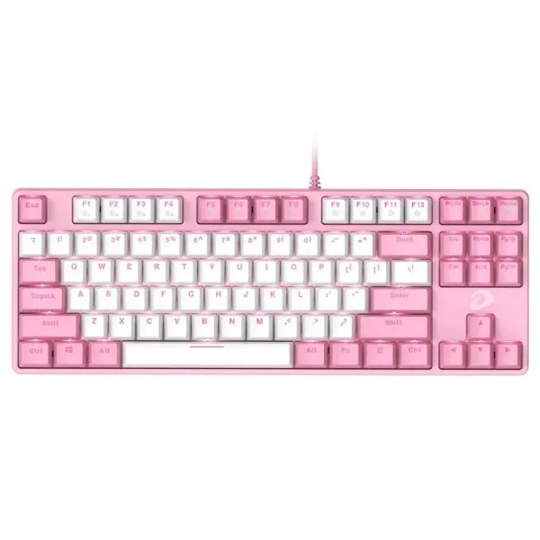Bàn phím cơ DareU EK87 Pink White Brown switch