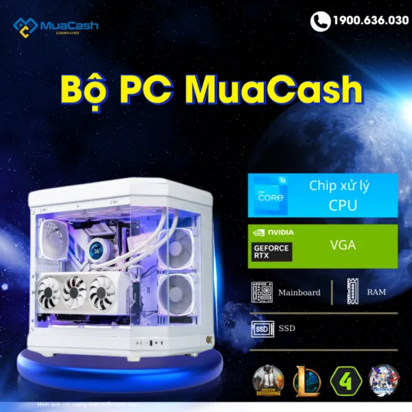 Bộ PC CB20 (i7-12700F / B760M / 16GB RAM / 256 GB SSD/3060 12 Gb/ 700W)