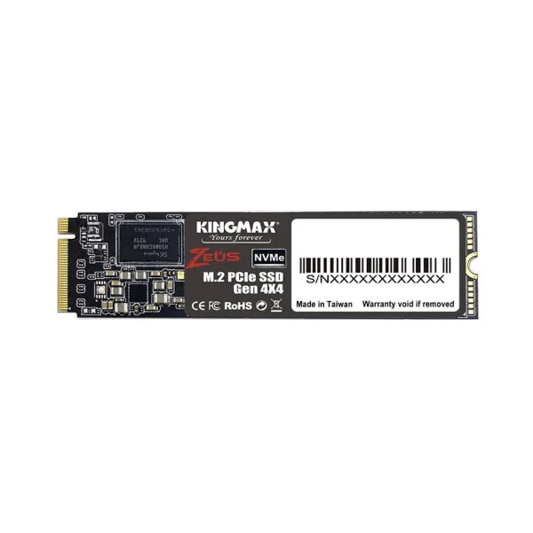 Ổ CỨNG SSD KINGMAX ZEUS PQ4480 500GB M.2 2280 PCIE NVME GEN 4X4 (ĐỌC 3500MB/S - GHI 2400MB/S)