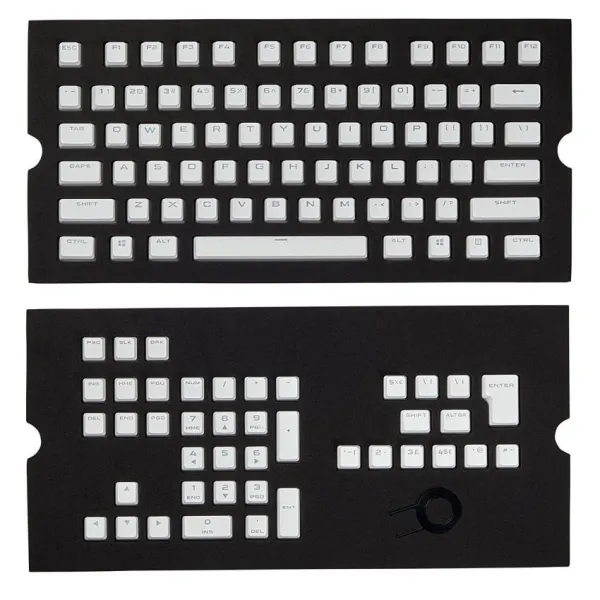 PBT Doubleshot Keycaps (CORSAIR) - White