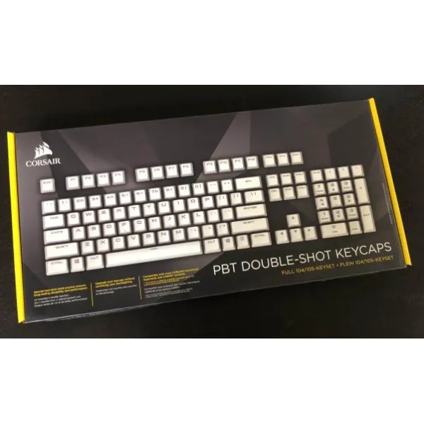 pbt doubleshot keycaps corsair 20